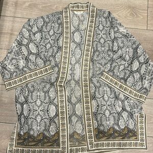 New! Max Studio paisley kimono size Small